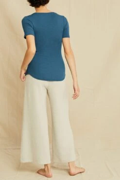 Itana Dream Rib Tee - Azure -AGOLDE || CITIZENS OF HUMANITY Sales 0018 Short Sleeve Itana Azure 0252 web 0e131b7a dae3 47d4 b253 e6115d74d115