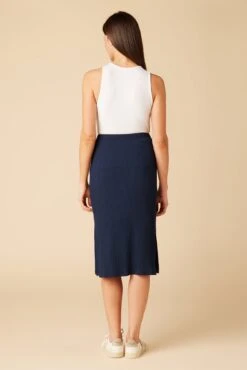 Vindy Paris Rib Skirt - Ocean -AGOLDE || CITIZENS OF HUMANITY Sales 0054 Vindy Ocean 3 de835a48 84c3 449d b920 389be736ddfa