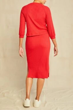 Vindy Paris Rib Skirt - Zinnia -AGOLDE || CITIZENS OF HUMANITY Sales 0054 Vindy Zinnia 2250 web 878cc1ad 37e1 462e 9914 166b8fa2c5ef