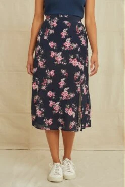 Ollie Midi Skirt - Whitby Floral