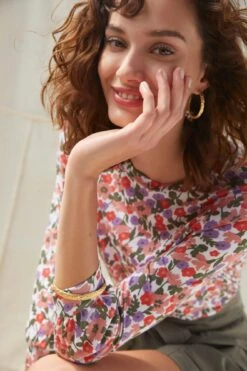 Issa Silken Modal Tee - Seaside Floral -AGOLDE || CITIZENS OF HUMANITY Sales 0111IssaSilkenModalSeasideFloral 2698 4fa89ed7 20d0 4b48 a62b 41cfae54e83a