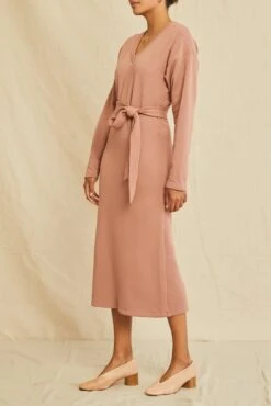 Ava Luxe Fleece Dress -AGOLDE || CITIZENS OF HUMANITY Sales 0122 Ava Luxe Fleece Quartz 1989 web