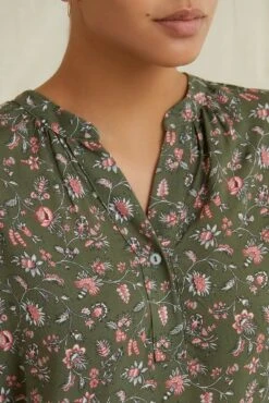 Renata Ecovero Blouse -AGOLDE || CITIZENS OF HUMANITY Sales 0142RenataLagoGreen 2616 web