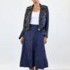 Poppy Skirt - Beryl Navy -AGOLDE || CITIZENS OF HUMANITY Sales 0147 Poppy Jaquard Beryl 1836 web 343d5b06 43d6 40ad b92a f0f0a559bb00