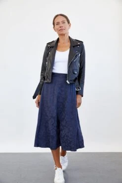 Poppy Skirt - Beryl Navy
