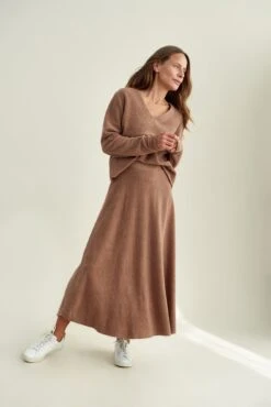Blaze Cloud Rib Skirt -AGOLDE || CITIZENS OF HUMANITY Sales 0170 Blaze Knit Brown 2654 web