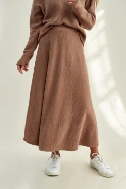 Blaze Cloud Rib Skirt -AGOLDE || CITIZENS OF HUMANITY Sales 0170 Blaze Knit Brown 2663 web