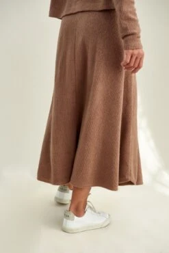 Blaze Cloud Rib Skirt -AGOLDE || CITIZENS OF HUMANITY Sales 0170 Blaze Knit Brown 2719 web