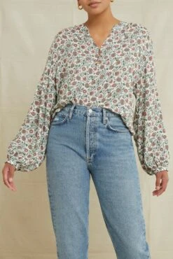 Mai Ecovero Blouse - Lago White -AGOLDE || CITIZENS OF HUMANITY Sales 0188MaiLagoWhite 2964 web acb42bfa 283c 4d03 9748 3446d55d3cb6