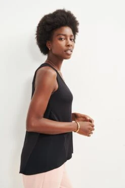 Sabel Dream Knit Tank - Black -AGOLDE || CITIZENS OF HUMANITY Sales 0193 Sabel Black 1177 web 768c3c9a 879c 4e28 8d54 9a9cebefcd9b