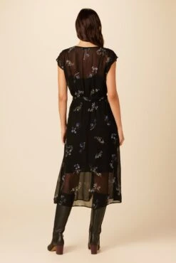 Marianna Chiffon Dress - Nahlia Floral -AGOLDE || CITIZENS OF HUMANITY Sales 01 0749R1 Marianna Chiffon Nahlia Floral 3