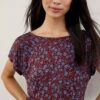 Laurie Silken Modal Tee -AGOLDE || CITIZENS OF HUMANITY Sales 0204 Laurie North Shore Floral 02507