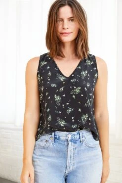 Tori Silk Tank -AGOLDE || CITIZENS OF HUMANITY Sales 0211ToriBolinasFloral 6667 web