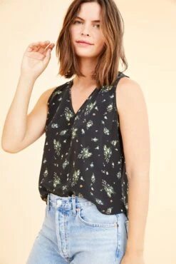 Tori Silk Tank -AGOLDE || CITIZENS OF HUMANITY Sales 0211ToriBolinasFloral 6682 web