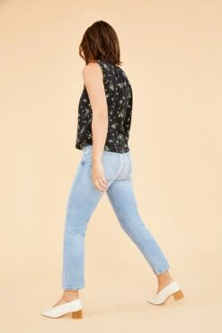 Tori Silk Tank -AGOLDE || CITIZENS OF HUMANITY Sales 0211ToriBolinasFloral 6694 web