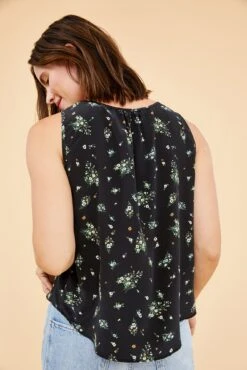Tori Silk Tank -AGOLDE || CITIZENS OF HUMANITY Sales 0211ToriBolinasFloral 6728 web