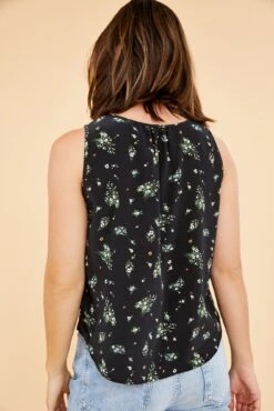 Tori Silk Tank -AGOLDE || CITIZENS OF HUMANITY Sales 0211ToriBolinasFloral 6734 web