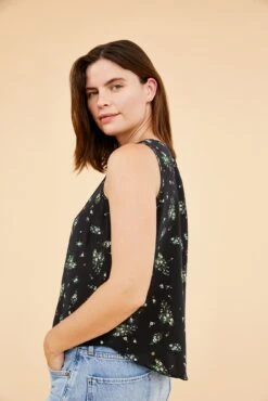 Tori Silk Tank -AGOLDE || CITIZENS OF HUMANITY Sales 0211ToriBolinasFloral 6737 web