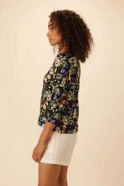 Issa Viscose Knit Tee - Summer Fields -AGOLDE || CITIZENS OF HUMANITY Sales 0223 Issa Summer Fields 2