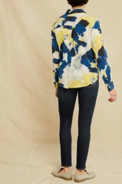 Bixby Washable Silk Blouse - Dusk -AGOLDE || CITIZENS OF HUMANITY Sales 0263 Bixby Dusk Print 5156 web 2d875974 1c81 4426 bdaa 9c1dc0ca037a