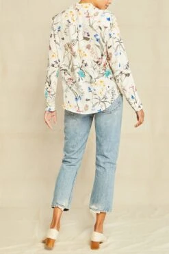 Bixby Washable Silk Blouse - Luca Print -AGOLDE || CITIZENS OF HUMANITY Sales 0263 Bixby Luca 0947 web 4334ad3f 037d 469d 93d5 38ca32936c39