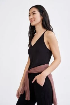 Jada Dream Knit Tank - Black - ReAmour -AGOLDE || CITIZENS OF HUMANITY Sales 0297 Jada Modal Black 0308 web b0088d60 5c32 46ea a2d9 907d33e05372