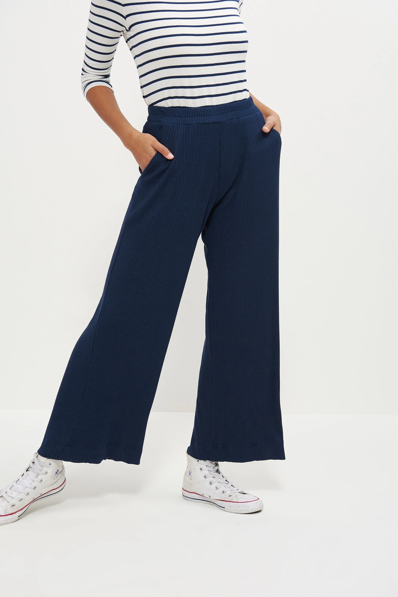Willow Paris Rib Pants - Ocean 5 Willow Paris Rib Pants - Ocean - Image 3