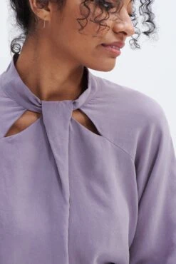 Papillon 3/4 Sleeve Blouse - Lilac -AGOLDE || CITIZENS OF HUMANITY Sales 0307 3Q Slv Papillon Lilac 4846 web 6b8fe4ab ae08 42f7 8952 eb386854f861