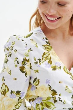 Linette Upcycled Cotton Blouse - Capri Floral -AGOLDE || CITIZENS OF HUMANITY Sales 0359 Linette Capri Floral 0641 web 2292223e b226 41fa bf4f 8afd4fb3fdc8