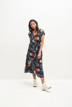 Gracia Washable Silk Dress -AGOLDE || CITIZENS OF HUMANITY Sales 0362 Gracia Provence Print 1834 web