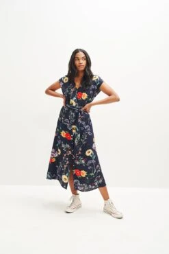 Gracia Washable Silk Dress -AGOLDE || CITIZENS OF HUMANITY Sales 0362 Gracia Provence Print 1846 web