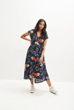 Gracia Washable Silk Dress -AGOLDE || CITIZENS OF HUMANITY Sales 0362 Gracia Provence Print 1851 web