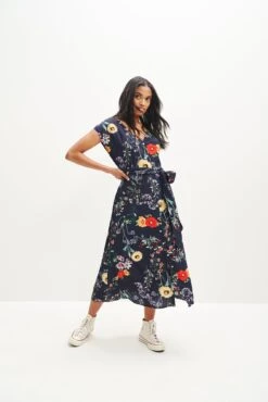 Gracia Washable Silk Dress -AGOLDE || CITIZENS OF HUMANITY Sales 0362 Gracia Provence Print 1852 web