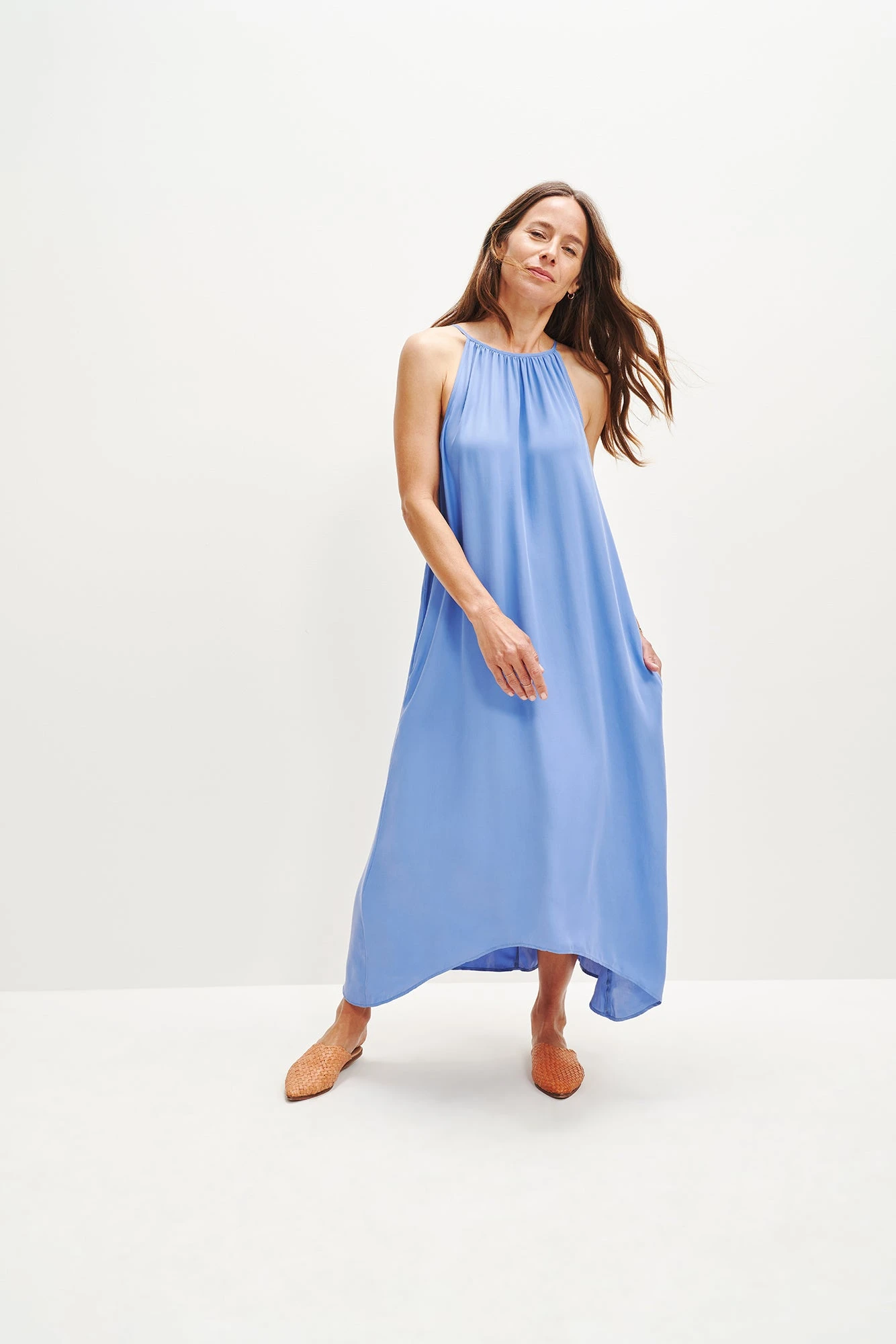 Jasmin Cottonseed Cupro Dress 5 Jasmin Cottonseed Cupro Dress - Image 3