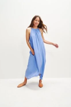 Jasmin Cottonseed Cupro Dress 19 Jasmin Cottonseed Cupro Dress -AGOLDE || CITIZENS OF HUMANITY Sales 0364 Jasmin Sky 2131 web