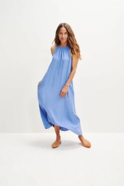 Jasmin Cottonseed Cupro Dress 21 Jasmin Cottonseed Cupro Dress -AGOLDE || CITIZENS OF HUMANITY Sales 0364 Jasmin Sky 2132 web