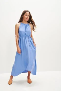 Jasmin Cottonseed Cupro Dress 25 Jasmin Cottonseed Cupro Dress -AGOLDE || CITIZENS OF HUMANITY Sales 0364 Jasmin Sky 2176 web