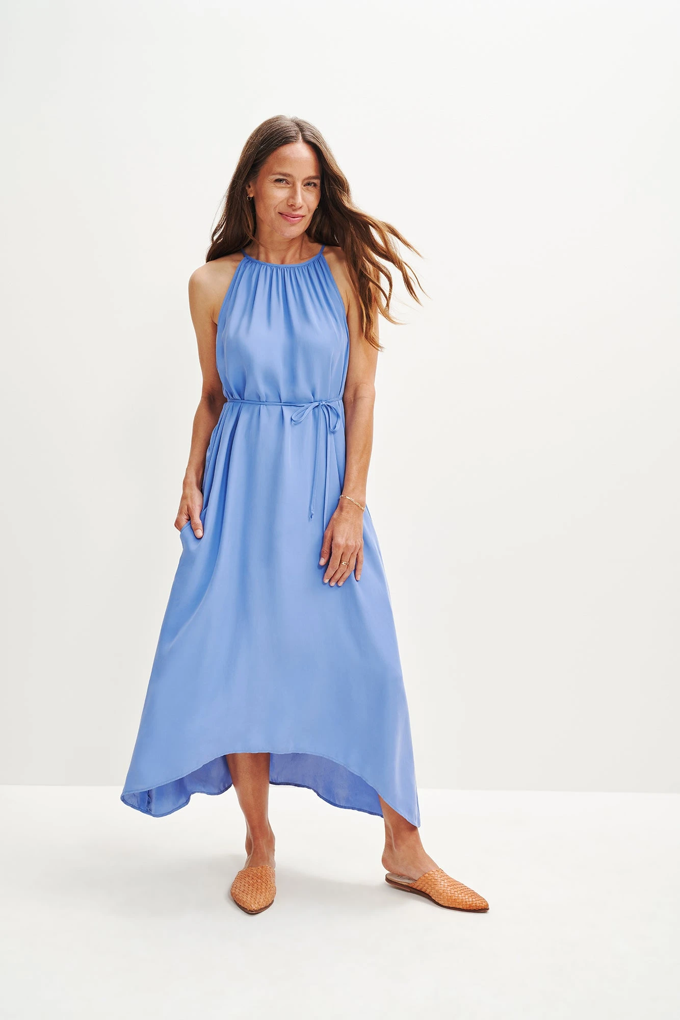 Jasmin Cottonseed Cupro Dress 9 Jasmin Cottonseed Cupro Dress - Image 7