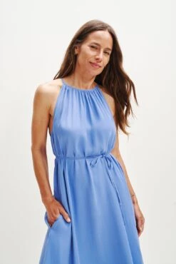 Jasmin Cottonseed Cupro Dress 28 Jasmin Cottonseed Cupro Dress -AGOLDE || CITIZENS OF HUMANITY Sales 0364 Jasmin Sky 2190 web