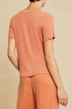 Berkeley Dream Rib Tee - Hibiscus -AGOLDE || CITIZENS OF HUMANITY Sales 0372 SS Berkeley Dream Rib Hibiscus 1354 Web 34cfbec1 a1cb 4ad5 8fff 7d62b345ccd0