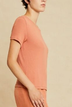 Berkeley Dream Rib Tee - Hibiscus -AGOLDE || CITIZENS OF HUMANITY Sales 0372 SS Berkeley Dream Rib Hibiscus 1363 Web a1e83c74 ff3c 43b4 8bd7 069a88e5a62a