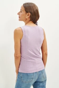 Bettina Ribbed Tank - Lavender - ReAmour -AGOLDE || CITIZENS OF HUMANITY Sales 0384 Bettina Lavender 2634 web 85f9637f 2342 4afb b889 f7c6620d530f