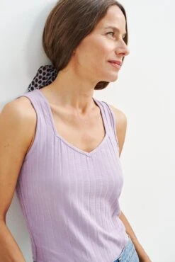 Bettina Ribbed Tank - Lavender -AGOLDE || CITIZENS OF HUMANITY Sales 0384 Bettina Lavender 2723 web 656b6003 dc4e 4114 8145 4e4193fcb4a4