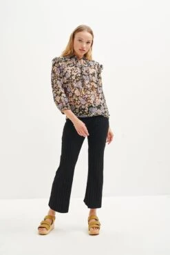 Camila Nouveau Silk Blouse - ReAmour -AGOLDE || CITIZENS OF HUMANITY Sales 0394 Camila Lavender Midi Floral 1885 web 0082c261 f07e 471c afce f1f450b8fc47