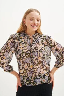 Camila Nouveau Silk Blouse - ReAmour -AGOLDE || CITIZENS OF HUMANITY Sales 0394 Camila Lavender Midi Floral 1918 web c11a5b96 8d1b 4533 8f04 fd22d00c3053