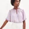 Zuri Cupro Blouse - Lilac