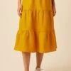 Jill Linen Skirt - Sunflower -AGOLDE || CITIZENS OF HUMANITY Sales 0404 Jill Sunflower 1
