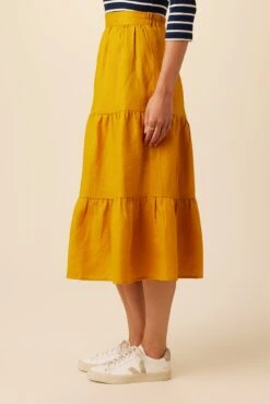 Jill Linen Skirt - Sunflower -AGOLDE || CITIZENS OF HUMANITY Sales 0404 Jill Sunflower 2