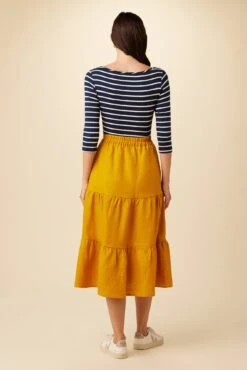 Jill Linen Skirt - Sunflower -AGOLDE || CITIZENS OF HUMANITY Sales 0404 Jill Sunflower 3