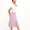 Melia Scallop Knit Skirt - Lavender -AGOLDE || CITIZENS OF HUMANITY Sales 0405 Melia Lavender 1549 web 6a31d8d7 80e3 477a 9031 d880174067ed